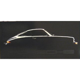 "Porsche Black on Black" Official Factory Licensed and Copyrighted Poster by Val Gelineau, 1989 For Sale