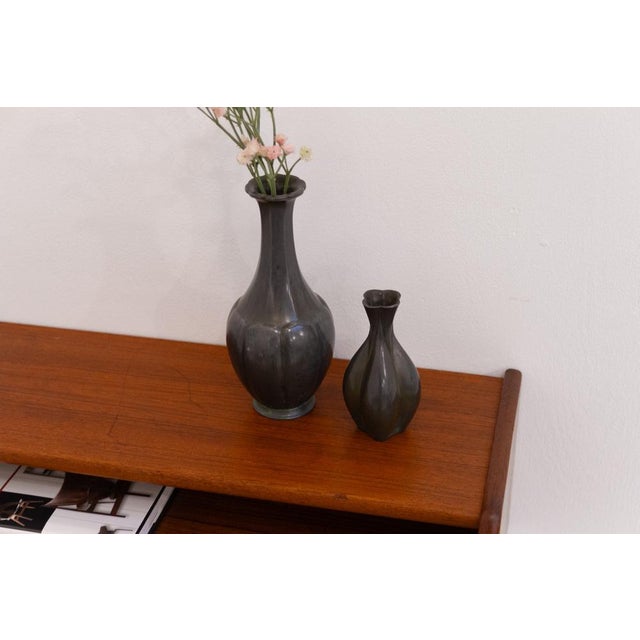 Danish Art Deco Vases by Just Andersen, 1940s, Set of 2 For Sale - Image 12 of 14