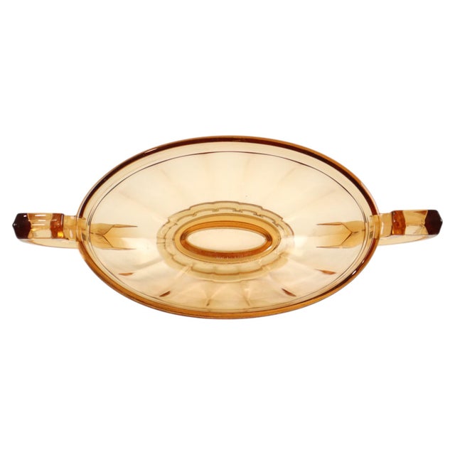 Art Deco Noémie Oval Fruit Bowl from Val Saint Lambert, 1930s For Sale - Image 10 of 12