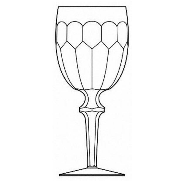 Presenting a pair of vintage goblets by Waterford of Ireland, the gold standard in crystal glassware. Order includes one...