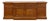 Antique Style Oak Office Credenza With Locking Doors and Finished Back For Sale