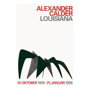 Original Alexander Calder Anteater Anniversary Museum Exhibition Lithograph Poster