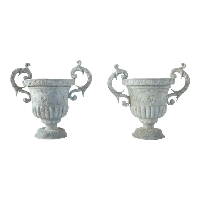 19th Century Zinc Urns For Sale