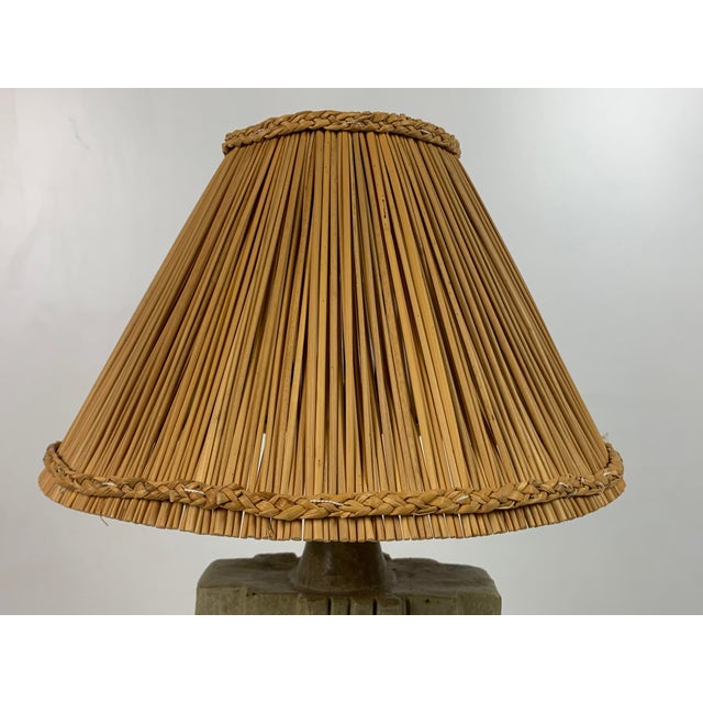 Mid-Century Modern Brutalist Ceramic Table Lamp by Bernard Rooke, 1970s For Sale - Image 6 of 17