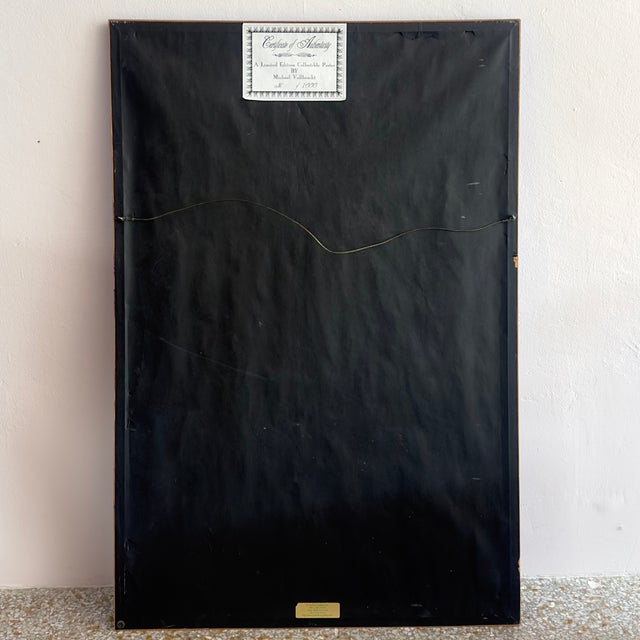 Rare Limited Edition ‘Summer Sail’ S Teen Print by Michael Volbeacht, Signed, Numbered 171/1000 For Sale - Image 10 of 10