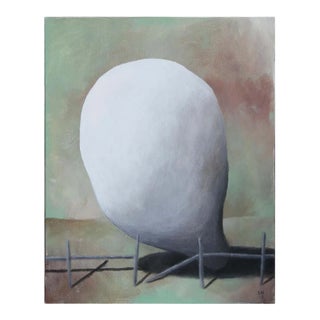 2019 "The Edge of Glory" Contemporary Pastel Surrealist Landscape With Amorphous Form by Scott Woodard For Sale