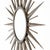 French Mid-Century Modern Hand-Hammered Metal Sunburst Mirror, Circa 1960 For Sale - Image 9 of 9