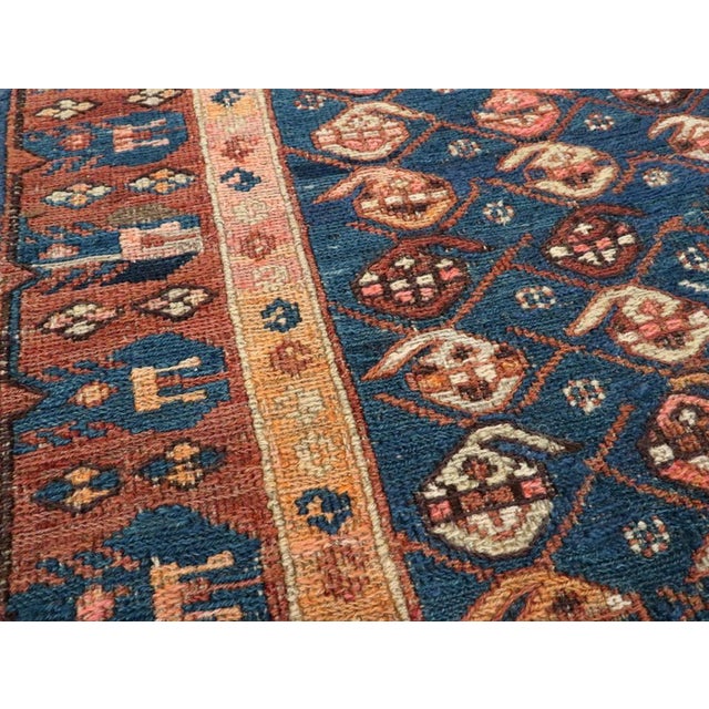 Rustic Galerie Shabab Collection Early 20th Century Central Asian Soumak Rug For Sale - Image 3 of 7
