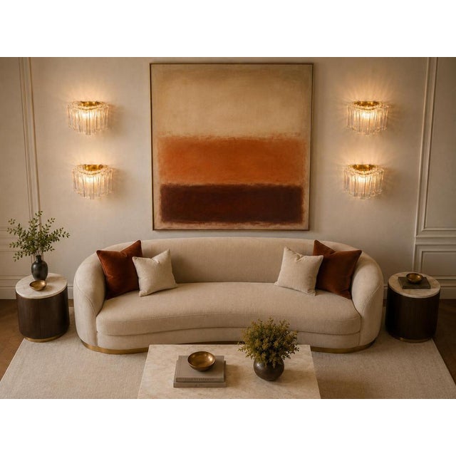 Italian Murano Glass Sconces, 1990s, Set of 6 For Sale - Image 11 of 12