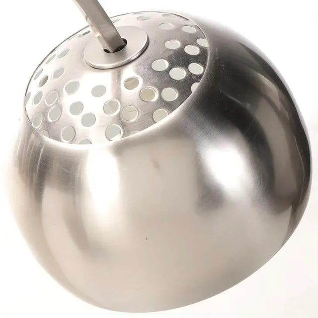 Beautiful and hard to find mini version of the classic Italian Arco floor lamp designed by the Castiglioni. This lamp has...