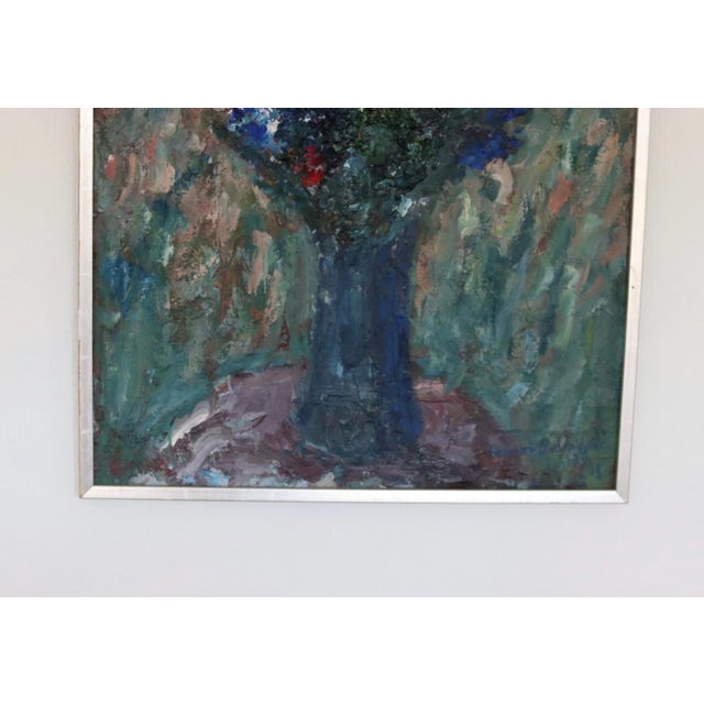 Lennart Andersson, Blue Vase, 1968, Oil on Canvas, Framed For Sale - Image 4 of 18