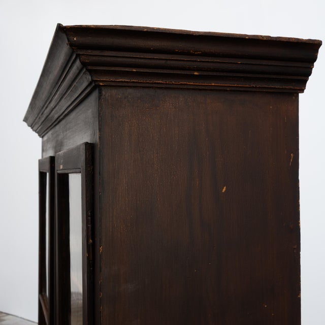 19th Century Two-Door Wooden Bookcase For Sale - Image 6 of 8