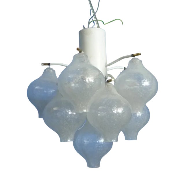 Tulipan Ceiling Lamp by J.T. Kalmar for Franken Kg, 1960s For Sale