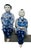 Chinoiserie Pristine 1980s Chinoiserie Cobalt Blue & White Porcelain Shelf Sitters - A Pair For Sale - Image 3 of 16