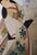 Showa Era Japanese Painted Panels "Samurai & Bijin", a Pair For Sale - Image 12 of 17