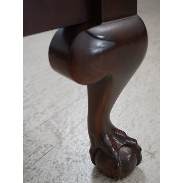Statton King Size Ball & Claw Cherry Poster Bed For Sale In Philadelphia - Image 6 of 15
