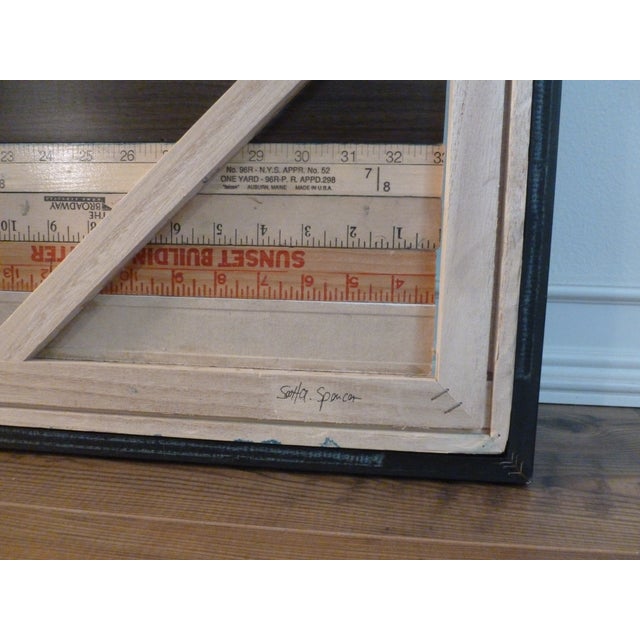 Brown "Strata" Original Mixed-Media Sculptural Wall Art by Scott Spencer For Sale - Image 8 of 8