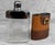 Traditional Vintage Traditional Leather & Glass Horse Bit Liquor Flask For Sale - Image 3 of 10