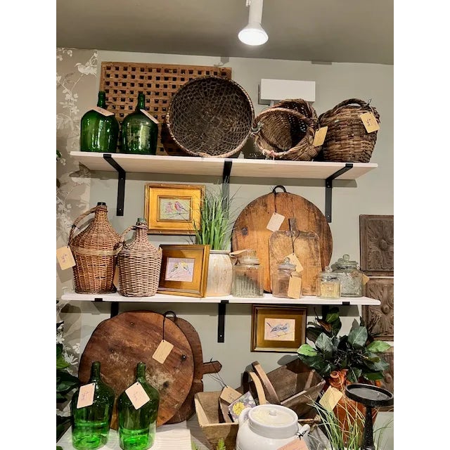 Vintage French Market Basket #376 For Sale - Image 9 of 9