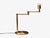 Metal Swedish Modern, Articulating Table Lamp, Solid Brass, Sweden, 1980s For Sale - Image 7 of 15