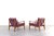 A pair of lounge chairs designed by Eugen Schmidt and produced by the German company Soloform in the 1960s. The frames are...