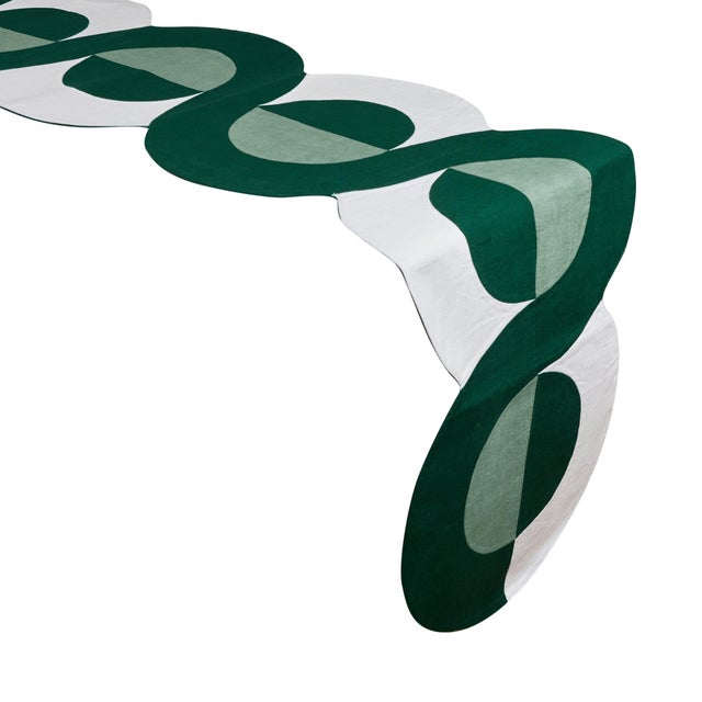 Turn your table into your canvas by draping one of our 85-inch-long embroidered runners over it. Made from durable,...