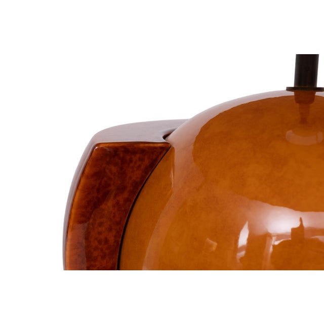 Post Modern Ceramic Table Lamp by François Chatain, France, 1980s For Sale - Image 10 of 13