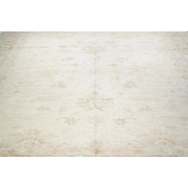 Contemporary Peshawar Rug 11'2'' x 12'7'' For Sale - Image 10 of 11