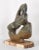 Organic abstract sculpture by G. Krueger. The Serpentine stone has gorgeous earth-toned green, yellow, and orange hues,...