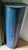 Antique Bow-Front Corner Cabinet in Blue Paint, 18th Century For Sale - Image 12 of 17