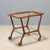 Beech and Glass Serving Cart, 1960s For Sale - Image 9 of 9