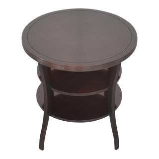 1990s Round Tiered Side Table by Barbara Barry for Baker Furniture For Sale