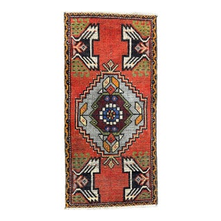 Turkish Yastik Rug 1'8" x 3'6" For Sale