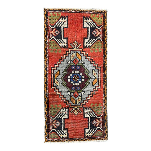 Turkish Yastik Rug 1'8" x 3'6" For Sale