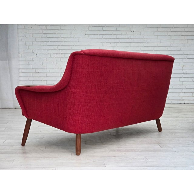 Danish 2-Seater Sofa in Furniture Fabric and Teak, 1970s For Sale - Image 16 of 18
