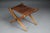 1930s Vintage Art Nouveau Folding Stool with Leather, 1910s For Sale - Image 5 of 17