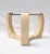 Karl Springer Postmodern End Tables After Karl Springer With Faux Goatskin Finish, Glass Tops For Sale - Image 4 of 13