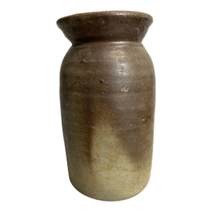 Antique North Carolina Salt-Glazed Stoneware Crock, Randolph-Moore County, C. 1880