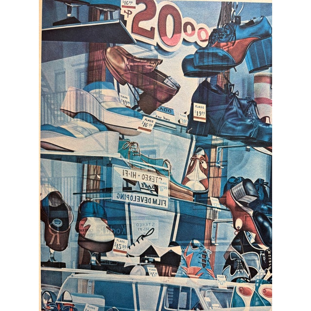 "New Shoes" Limited Edition Lithograph by Don Eddy From 70's For Sale - Image 9 of 11