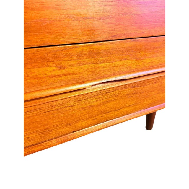 Mid Century Modern Teak 6-Drawer Dresser by Westnofa of Sweden, Attributed For Sale - Image 16 of 16