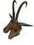 Cabin Black Forest Goat Chamois Deer Head For Sale - Image 3 of 5