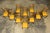 Set of 10 Mid-19th C. French Louis Philippe Walnut Dining Chairs in Yellow Linen For Sale - Image 4 of 18