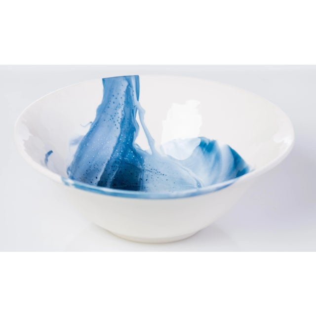 A great bowl for serving salads, pasta, or use as a creative centerpiece. Hand made in Portugal, the Splash design on each...