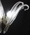 1980s Extraordinary Large Transparent Murano Glass Leaves Chandelier by Franco Luce For Sale - Image 4 of 18