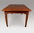 Full-size, custom-ordered Niermann Weeks parquet dining table (standard 30" height) featuring a rich "Antique Pearwood"...