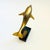 Late 20th Century Brass Dolphin on Stone Base For Sale - Image 5 of 10