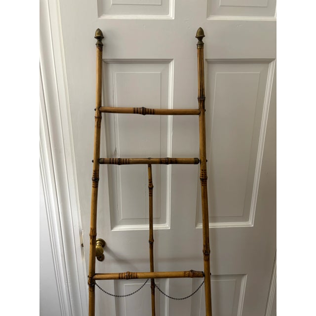 Early to Mid Twentieth Century Natural Bamboo Art Display Easel 64” Tall For Sale - Image 10 of 10