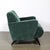 Pair of Mid-Century Curvilinear Green Mohair Lounge Chairs W/ Ebonized Supports For Sale - Image 9 of 15