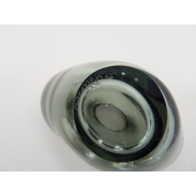 Glass Heart-Shaped Vase by Lütken for Holmegaard, 1902 For Sale - Image 7 of 9