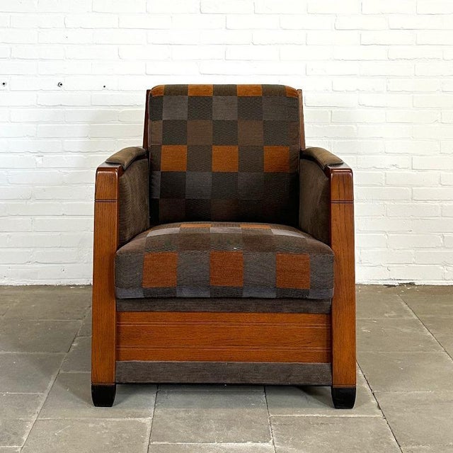 Set of Vintage Art Deco Sofa and Chair For Sale - Image 3 of 12